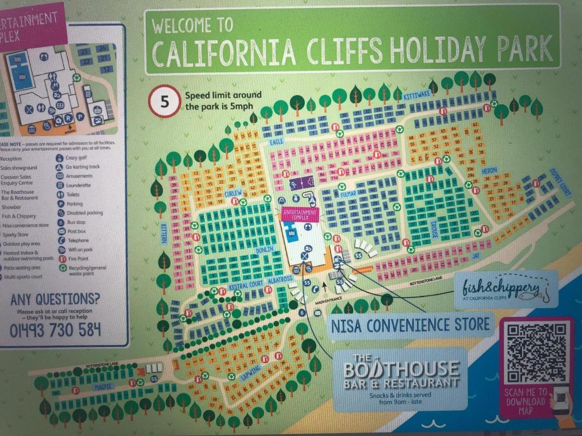 3 Bed ,Sleeps 8 Caravan California Cliffs Holiday Park Scratby Kültér fotó